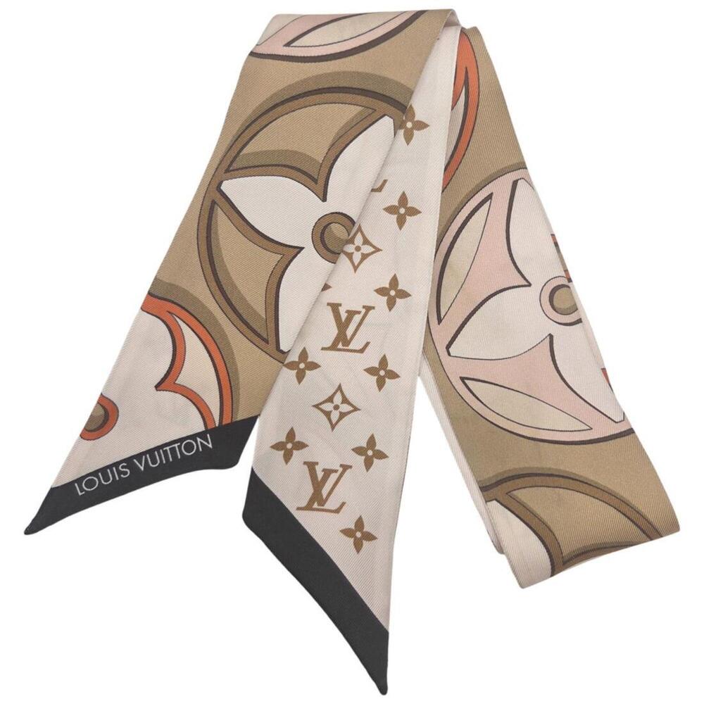 LOUIS VUITTON Louis Vuitton Bandeau BB LV Duality M78494 Silk Scarf/Muffler M...